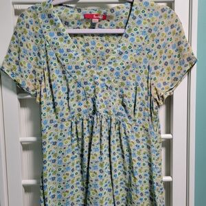 Boden Multicolor Floral Pattern Top UK Size 12; US Size 8